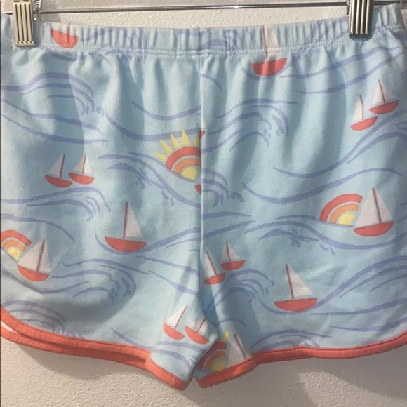 The Beaufort Bonnet Company girls size 14 Blue Shorts with Sailboat Print - Picture 8 of 8